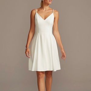 Spaghetti Strap Fit and Flare from David’s Bridal
